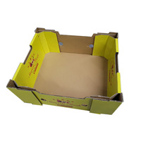 Caja de Frutas, Caja de Envío Impresa, Caja Plegable en Blanco, Caja Corrugada Resistente para Todo Tipo de Frutas Frescas