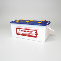 Batterie de camion et de voiture Largestar résistante aux hautes températures 12v 170ah N170 1000ACCA à charge sèche, norme JIS, garantie 1 an
