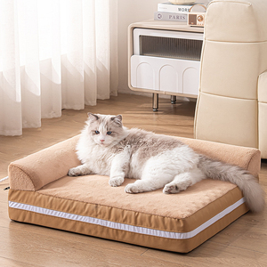 OKKPETS Lits chauffants et rafraîchissants pour chiens avec système de climatisation Lits lavables pour animaux de compagnie avec doublure imperméable - Product Image 3
