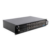 Commutateur InMax fabricant 2U M12 câble réseau Gigabit M12 gestion 24 ports 10/100/1000Mbps et commutateur Ethernet ferroviaire M12