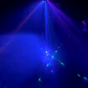 15 ojos a todo color RGB luz láser de escenario DJ Disco Night Club espectáculo de haz láser para KTV cuerpo de aluminio DMX512 MODO DE Control - Product Image 2