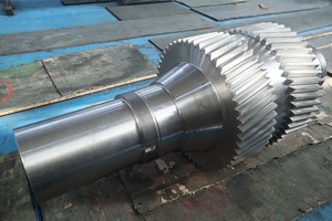 Eje de Engranaje de Acero Forjado de Gran Tamaño, Doble Helicoidal y Espiga, para Piezas de Transmisión - Product Image 6