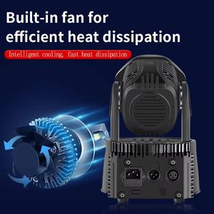 Luz Par LED Móvil de Cabeza Móvil 7*10w Rgbw 4 en 1 con Control Dmx512 y Clasificación Ip33 para Iluminación de Escenarios de Discotecas y DJ - Product Image 5