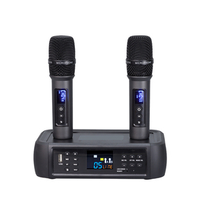 Microphone sans fil multi-canaux DSP avec entrée <span class=keywords><strong>optique</strong></span>, anti-larsen et anti-retour, pour le chant à domicile - Product Image 1