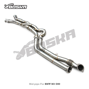 Tubo de Escape de Alto Rendimiento con Diseño de Tubo en Z de Igual Longitud para BMW M3/M4 G80/G82 M2 G87 S58 3.0T 2021-2024 - Product Image 3