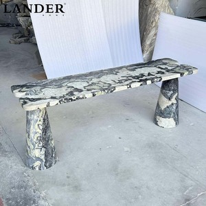 Lander Store Table console <span class=keywords><strong>Picasso</strong></span> en marbre blanc pour la maison et l'hôtel Meubles de salon Table console en marbre - Product Image 2