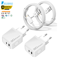 Chargeur mural double port USB-C et USB-A SDL Private Mold, adaptateur de charge rapide avec câble de charge, logo personnalisé OEM ODM