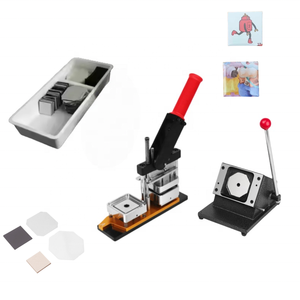 Nút Từ Ảnh Tủ Lạnh Nam Châm Nhà Sản Xuất Máy Thiết Kế Mới Bán Tự Động 2 "X 2" (50X50Mm) Vuông Tủ Lạnh Nam Châm Nhà Sản Xuất Kit - Product Image 2