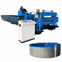 Máquina de Conformación de Rollos Corrugados para Silos de Acero, Tanques de Agua y Graneros, Maquinaria para Fabricación de Tejas
