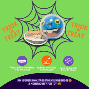 Giocattolo per Animali Domestici in Gomma con Design di Halloween, 7 Cm, Resistente ai Morsi, Colori Vivaci - Product Image 2