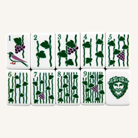 Nouvel ensemble de mahjong américain de luxe moderne à 5 étages, 160 tuiles en acrylique gravées, jeux d'intérieur pour adultes