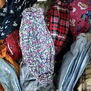 แขนเสื้อผ้าฝ้ายลายดอกไม้ แขนยาวสำหรับผู้ใหญ่ ทำความสะอาดและอนามัย ป้องกันแรงงาน และป้องกันคราบสกปรกจากการทำงานบ้าน - Product Image 2