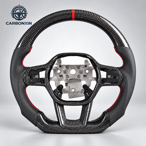 Volante de Fibra de Carbono LED Forjado Personalizado para Honda Accord Civic 11ª 10ª Generación CRV LX Gen Touring Sport 2023 2024 2025 2026 - Product Image 3