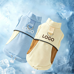 Vêtements de protection solaire pour animaux de compagnie en gros, veste respirante en maille pour chien avec logo personnalisé - Product Image 1