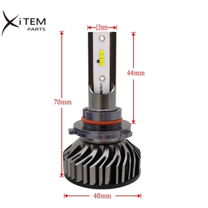 Lampadina <span class=keywords><strong>LED</strong></span> per Fari Auto 12000lm H7 H11 <span class=keywords><strong>H4</strong></span> con Chip F2 ZES, Dimensioni <span class=keywords><strong>Mini</strong></span> e Canbus Integrato - Product Image 6