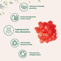 Gummies de collagène OEM pour cheveux, peau et ongles – Compléments anti-âge et éclaircissants pour adultes – Vitamines sous forme de gommes