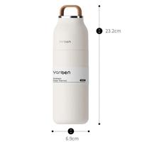 Botol Termos Stainless Steel Berinsulasi Dinding Ganda 350ml 11oz dengan Cangkir untuk Kopi Teh