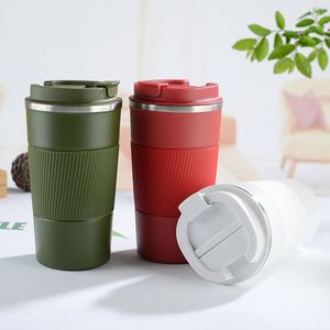 Portable Double-Layer Insulated 304 Stainless Steel American Coffee Cup Easy to Use Business Gift Tumbler - Product Image 2
