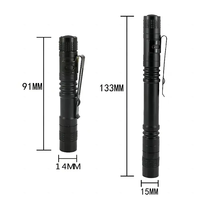 Lampe torche médicale portable en alliage d'aluminium, batterie AAA, lampe torche UV, mini lampe torche rouge, lampe torche tactique LED, lampe torche stylo LED