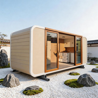 Maison conteneur préfabriquée Apple Cabin de 30 pieds pour hôtel, villa extérieure, bureau modulaire avec toilettes