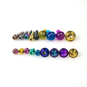 Tùy Chỉnh Chất Lượng Cao Hollow Titan Bu Lông Xe Đạp Titan Bu Lông Titan Torx Chìm Đầu Bu Lông <span class=keywords><strong>M6</strong></span> - Product Image 2