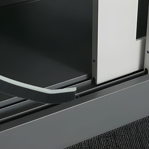 Escova de Limpeza Portátil Preta com Cabo Longo para Limpeza de Frestas e Trilhos de Janelas e Portas - Product Image 5