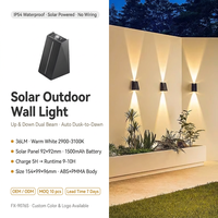 Lampe Murale Solaire Extérieure, Éclairage de Cour, Éclairage de Jardin LED Solaire Étanche 2W/6W/8W, OEM Disponible pour la Vente en Gros