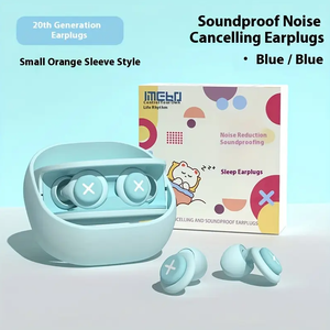 سدادات أذن احترافية من السيليكون عازلة للماء وفائقة عزل الصوت لتقليل الضوضاء للحفلات الموسيقية والدراسة والعمل والسفر بالقطار - Product Image 3