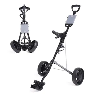 OEM ODM fabricant Direct <span class=keywords><strong>Golf</strong></span> chariot en acier pliable 2 roues <span class=keywords><strong>Golf</strong></span> Push <span class=keywords><strong>Pull</strong></span> Cart - Product Image 1