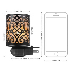 Illuminez votre espace avec la beauté gracieuse de la lampe cylindrique au sel rose-Veilleuse au sel en forme de rose pour un environnement serein - Product Image 3