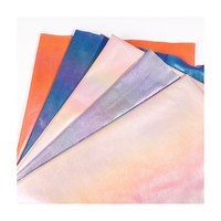 Nouveau style de cuir synthétique PU holographique laser élastique imperméable pour sacs, doublures décoratives, chaussures