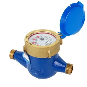 Contador de agua multijet de latón DN15 (1/2") con certificación OIML R49 IP68 OEM, clase C ISO 4064, modelo R200 - Product Image 1