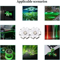 Plaque en aluminium JINGLEIKE 3W pour puce LED, base PCB étoile 20mm, dissipateur thermique, couleur d'émission blanche, garantie 3 ans, dissipation de puissance 200W