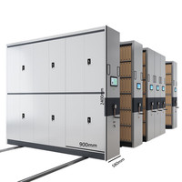Système d'archivage mobile électrique automatique intelligent avec écran tactile, compacteur de fichiers haute capacité, armoire d'archives