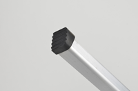 Échelle pliante portable en aluminium à 2 marches, escalier domestique moderne, capacité de 330 lb, utilisation intérieure pour salon, pieds en caoutchouc antidérapants