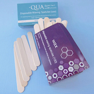 Chất Lượng Cao Cơ Thể Mặt Tóc Loại Bỏ Bằng Gỗ Sáp Applicator <span class=keywords><strong>Stick</strong></span> Tùy Chỉnh Waxing Gậy Gỗ Applicator Thìa - Product Image 3