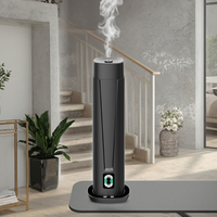 Portable 7 couleurs lumière d'ambiance grande couverture USB désodorisant dispositif intelligent avec écran et diffuseur de parfum sans eau à détection de liquide