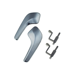 Left or Right Car Inside Door Handle for <strong>Opel</strong> / Vauxhall <strong>Corsa</strong> D 2006 2007 <strong>2008</strong> 2009 2010 2011 2012 2013 2014 Plastic Chrome - Product Image 2