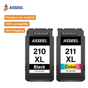 Cabezal de Impresión ASSEEL, Cartucho de Tinta para Impresora de Inyección PG210XL CL211XL 210 211 <span class=keywords><strong>Pixma</strong></span> IP2700/2702  <span class=keywords><strong>MP230</strong></span>/240/250/270/280/480/490/495/499 - Product Image 1