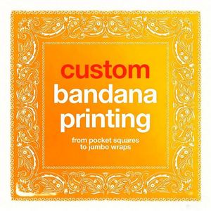 Bandana personnalisée avec photo, motif Paisley, image personnalisée, bandana commémoratif, cadeau pour mariage, anniversaire, fête - Product Image 1