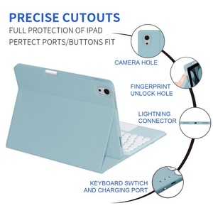 Coque Étui avec Clavier <span class=keywords><strong>pour</strong></span> <span class=keywords><strong>iPad</strong></span> 11ème Génération A16 2025 11 Pouces et <span class=keywords><strong>pour</strong></span> <span class=keywords><strong>iPad</strong></span> 10ème Génération 10.9 Pouces avec Pavé Tactile - Product Image 2