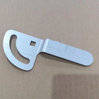 Système de CVC, registre de ventilation circulaire à commande manuelle en acier inoxydable, poignée en quadrant, registre de contrôle du volume d'air, 125 mm