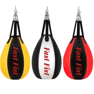 Professional Training Muay Thai Banana Punching Bags heavy Bag Rack For Muaythai
