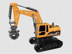 Hoge Kwaliteit Kids <span class=keywords><strong>Rc</strong></span> Speelgoed Voertuig Draadloze Controle Auto Pvc Scale Down Afstandsbediening Speelgoed Graafmachine Voor Kinderen - Product Image 3