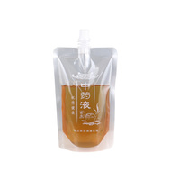 100ml 500ml Réutilisable En Plastique Transparent Bec Liquide Boisson Sac Poche Alcool Poche Anti-Fuite Cap