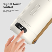 Bouilloire Électrique Portable à Température Contrôlée, Maintien au Chaud par Vacuum, en Acier Inoxydable