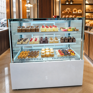 Vitrina Refrigerada Profesional para Pasteles con Iluminación LED para Exhibición de Pasteles de Boda y <span class=keywords><strong>Cumpleaños</strong></span> - Product Image 6