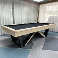 Table de billard professionnelle personnalisée en usine, nouvelle collection, design moderne, avec cadre en bois massif et plateau en ardoise, 7ft, 8ft, 9ft, écologique, pour la maison
