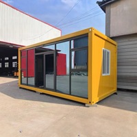 SKYLINE Precio de Fábrica Casa Contenedor Plegable Transpirable de 20 pies, Edificio Modular Prefabricado de Lujo para Apartamentos, Oficinas, Tiendas y Viviendas Auxiliares