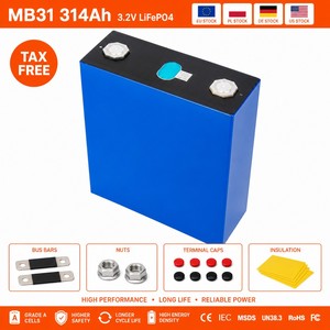 Cellule prismatique LiFePO4 LFP 3.2V 280Ah 314Ah en stock UE pour pack de batterie 48V DIY, système de stockage d'énergie solaire, générateur solaire DDP - Product Image 1